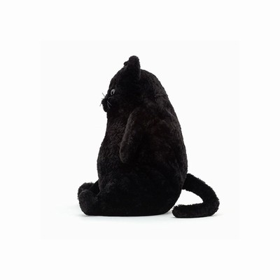 Jellycat Amore Black Cat UK | 43658TXPD